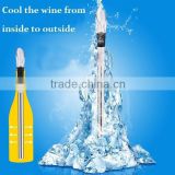 Hot Selling Stainless Wine Chilling Stick Wine Cooler With Pourer Portable Red Wine Coolers