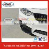 FRONT SPLITTERS FOR BMW F80 M3 FOR F82 M4 CARBON FIBER LIP SPLITTER thumbnail-3
