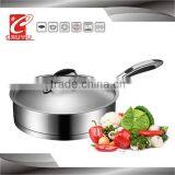 Best Selling Hot Chinese Products Stainless Steel Wok Pan thumbnail-1