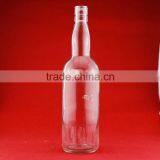 Environmental Protection Liquor Round Bottles 750ml Emboss Flower Bottles Rockets Shape Liquor Bottles