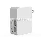 New 4 Ports 4.8A Travel Charger With EUUSAUUK Plug thumbnail-2