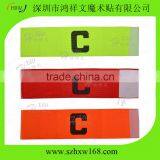 Hook Loop Fastener Stretchy C Printed Team Soccer Sports Match Armband