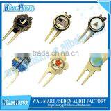 Shiny Silver Crystal Ball Marker Design Customized Divot Tool thumbnail-4