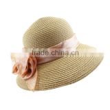 Ladies Hat Felt Hat/Hot Sale Straw Soombrero Sat Simple Straw Sat