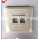 Latest Network Cat6 One Port, Dual Port Face Plate/RJ45 Faceplate thumbnail-1