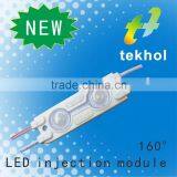 Very Safe! Fireproof DC12V 5730smd 2 Chips Led Injection Module With Lens