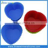 Baking heart shape cake silicone cupcake maker