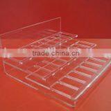 Clear Acrylic/plastic Floor Display Stand for Cosmetic Products