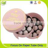 Brown Cardboard Paper Tube Packaging With Tin Lip thumbnail-2