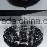 New Arrival Brand Luxury Round Shape Rotatable Acrylic Lipstick Cosmetic Display Rack Wholesale thumbnail-2