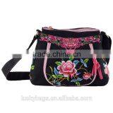 Embroidery Shoulder Bag/messenger Bag Canvas 2016 New Peony Flower Shoulder Bag Women thumbnail-1