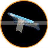 For IPhone 5 S Shape Hard TPU Case Stand Holder Clear Blue From Dailyetech