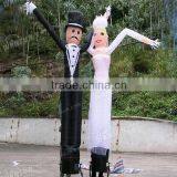 Newest Bridegroom and Bride Air Dancer/wedding Sky Dancerair Tube for Wedding Business