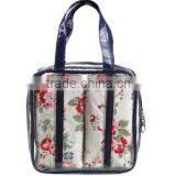 Multi-functional gift cosmetic or travel pvc bag set