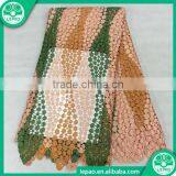 2016 African Cupion Guipure Lace Fabric,Embroidered Guipure Water Soluble Lace Fabrics thumbnail-5