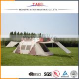 Large family camping tents 3-4 person double layer family tent