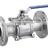 best quality for 2-piece flange ball valve 1/2"-4"