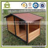 SDD11 Fancy Modular Decorative Cute Heated Large Wooden Backyard Dog Kennels With Patio Balcony thumbnail-1