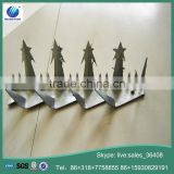 Anti climbing wall spike price security barbed nail on top of wall\fence\gate