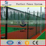 Reinforcement Strong Style Green Chain Link Fence for Basketball Fields