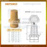Sintered Porous Brass Threading Silencer thumbnail-2