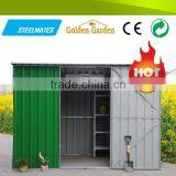2015 Green Rustproof Zinc Coated Galvanized Metal Garden Tools Shed for Outside Garden thumbnail-4