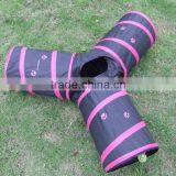 Cat Tunnel - Collapsible 3 Way Play Toy - Tube Fun for Rabbits, Kittens thumbnail-2