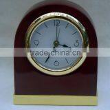 Hotel Using Leather Wooden Alarm Clock Table Clock thumbnail-1