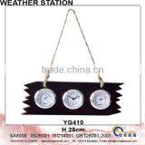 Weather Station With Wood Frame Barometer YG410 thumbnail-1