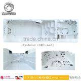 China Outdoor 8 Person Led Pool and Spa With Swim Spa Step (SRP-660) thumbnail-1