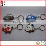 Factory Directly Good Quality OEM Custom Rubber Keychain thumbnail-4