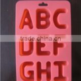 Wholesale food grade letter silicone ice tray