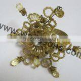 Fancy Flower Design Napkin Ring thumbnail-6