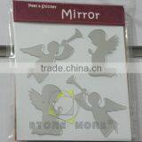 Angel Mirror Baby's Room Acrylic Wall Stickers thumbnail-1