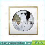 Framed Handmade Lotus Flower Wall Art for Home Decoration thumbnail-1