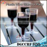 NBRSC Promotional Disposable Party Plastic Wine Glasses Party Drinking Cup Champagne Goblet thumbnail-4