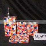 Colorful Ceramic Bathroom Accessories thumbnail-1