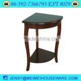 Quadrant Wooden Cherry Side Table thumbnail-1