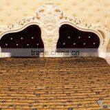 Luxurious Brown Silk Blanket With Sewing, 100% Handicraft in Vietnam, Blanket and Pillow Cover thumbnail-2
