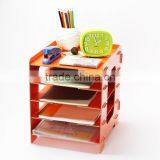 Cosmetics Storage Box Wooden Folder Storage Box /DIY Storage Rack/letter Storage Rack thumbnail-3