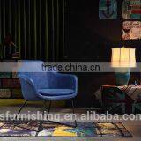 YYA14 Dark Blue Color Leather Modern Club Chair 2016 New Fashion Leisure Chair for Club thumbnail-4
