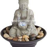 Sitting Buddha LED Tabletop Zen Fountain thumbnail-2
