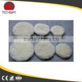 Cream Color Car Detailing Products Wool Polishing Pad