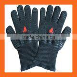 BBQ Gloves Heat Resistant Oven Mitts Glove Potholder Kitchen Grilling Baking Cooking thumbnail-1