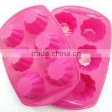 Nice 6 Cavity Rose Shaped Silicone Cake Pan | Cake Mold thumbnail-4