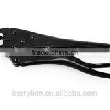 Berrylion Chorme Plated Black Flat Nose Locking Pliers 10"/250mm High Qualtiy Lock Plier thumbnail-2
