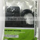 3 Way Scart Splitter Connect up to 3 Separate Devices to a Single Scart Socket thumbnail-1