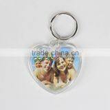 3 Set Plastic Rectangle Key Chain Insert Family Photo Key Ring thumbnail-2