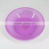 Colour Transparent Plastic Salad Plate thumbnail-2