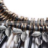 Recommend New Necklace Vintage Ethinc the Exaggerated Flower Necklace Plate Geometric Hand-woven Resin Necklace thumbnail-6